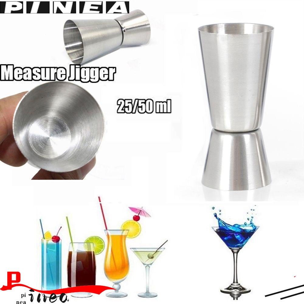 Gelas Ukur Nanas 25/50ml Dual Shot Stainless Steel Gadget Dapur Cocktail Mug