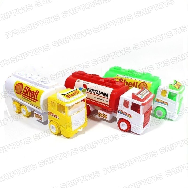 Mainan Anak Truk Tangki Pertamina / Mainan Truk Tangki Mini / Mainan Truk