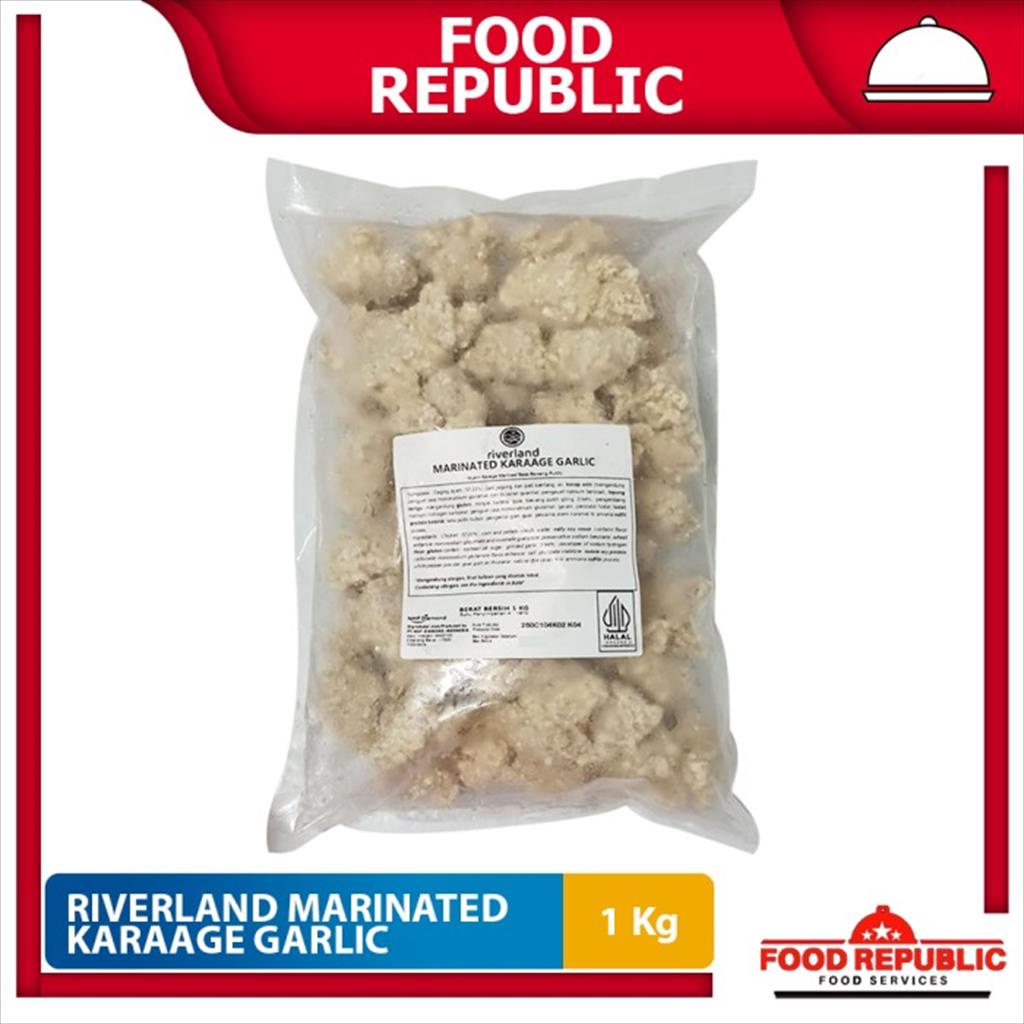 Riverland Chicken Karaage 1 Kg Marinated Ayam Karage Garlic Jepang Halal