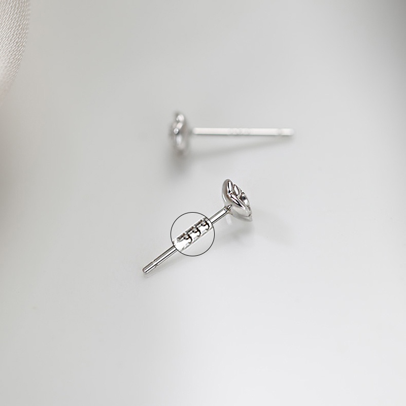 S925 Sterling Silver Anting Ear Studs Piercing Perhiasan Untuk Wanita Gadis Aksesori