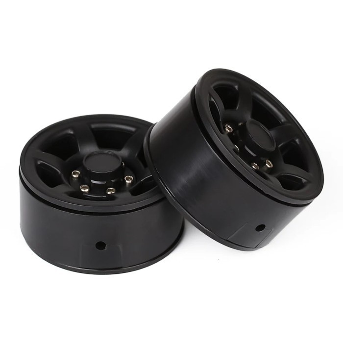 4Pcs Plastic 1.55 Beadlock Wheel Rim Velg 1/10 SCX10 RC4WD MST