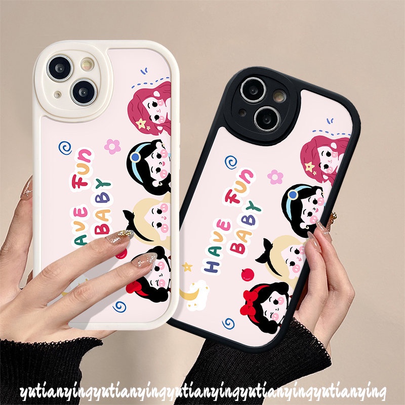 Cute Cartoon Disney Family Princess Casing For Infinix Hot 11s 10s 10T 10 Lite 11 Infinix Note 8 Hot 11 10T 10 10s 11s 9 Play Smart 6 5 Lovely Happy Fun Baby Soft Tpu Cover