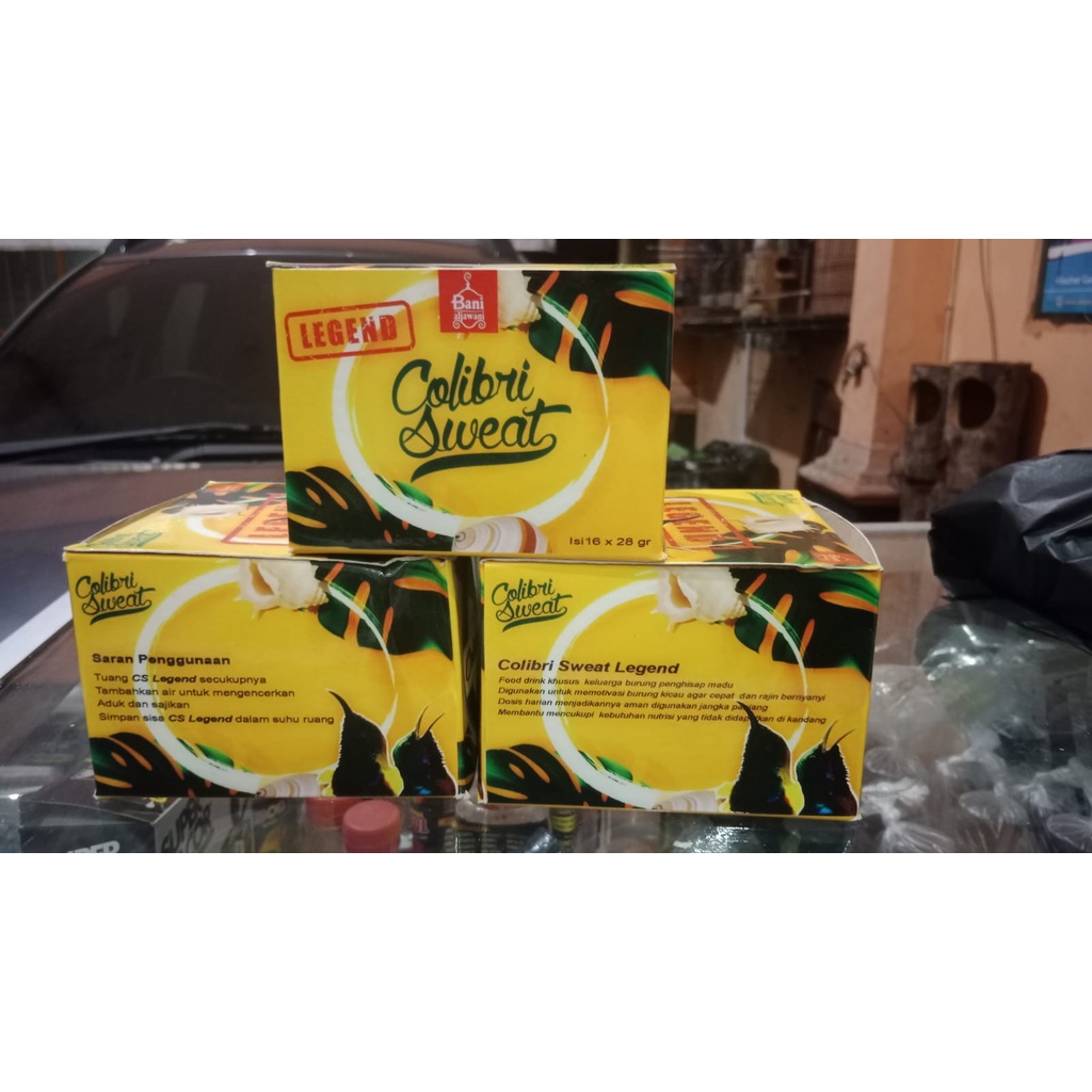 JUAL COLIBRI SWEAT LEGEND 1 PAK 16 SACHET NEKTAR NECTAR RUDJAK RUJAK PAKAN MAKANAN BURUNG KOLIBRI KO