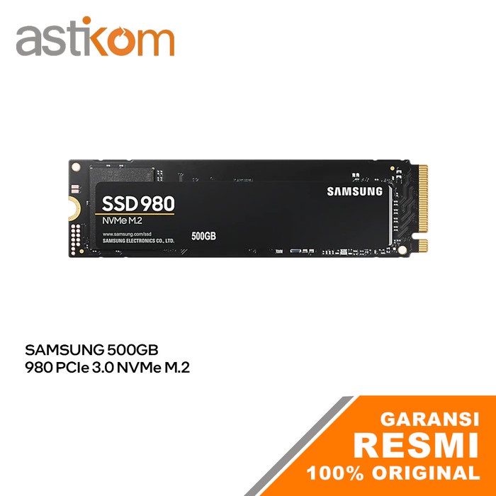 SSD SAMSUNG 500GB 980 PCIe 3.0 NVMe M.2 MZ-V8V500BW