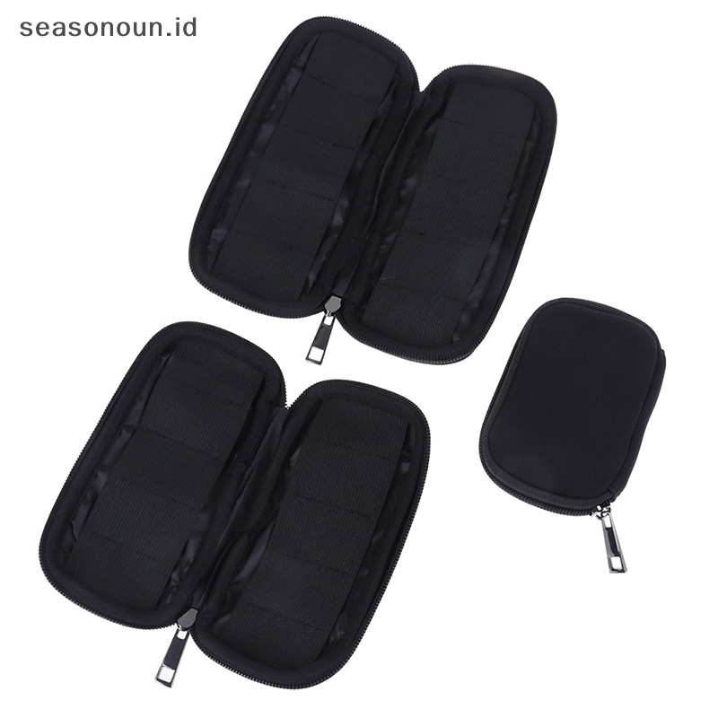 Seasonoun Portable U Disk Holder USB Flash Drives Organizer Case Tas Penyimpanan Pelindung.