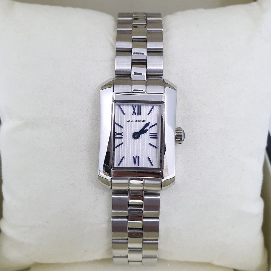 Raymond Daniel RD 239 Silver Index Blue, Jam Tangan Wanita, Original