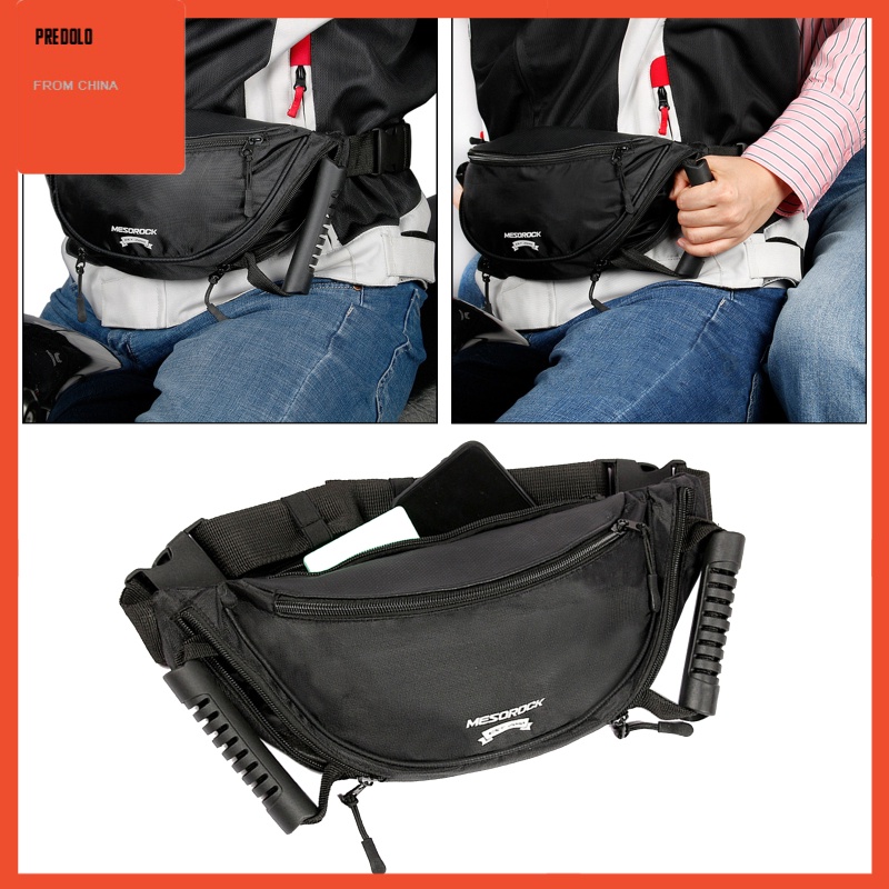 [Predolo] Tas Sabuk Pengaman Kursi Belakang Strap Adjustable Untuk Dewasa Sepeda Motor