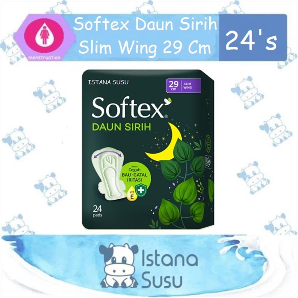 Softex Daun Sirih Slim Wing 29 Cm Isi 24 Pads