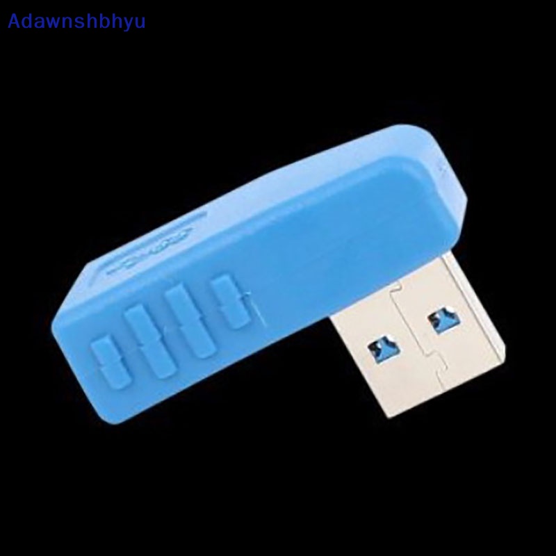 Adhyu Konektor Adapter USB 3.0 A male to female 90derajat Sudut Ekstensi Extender ID