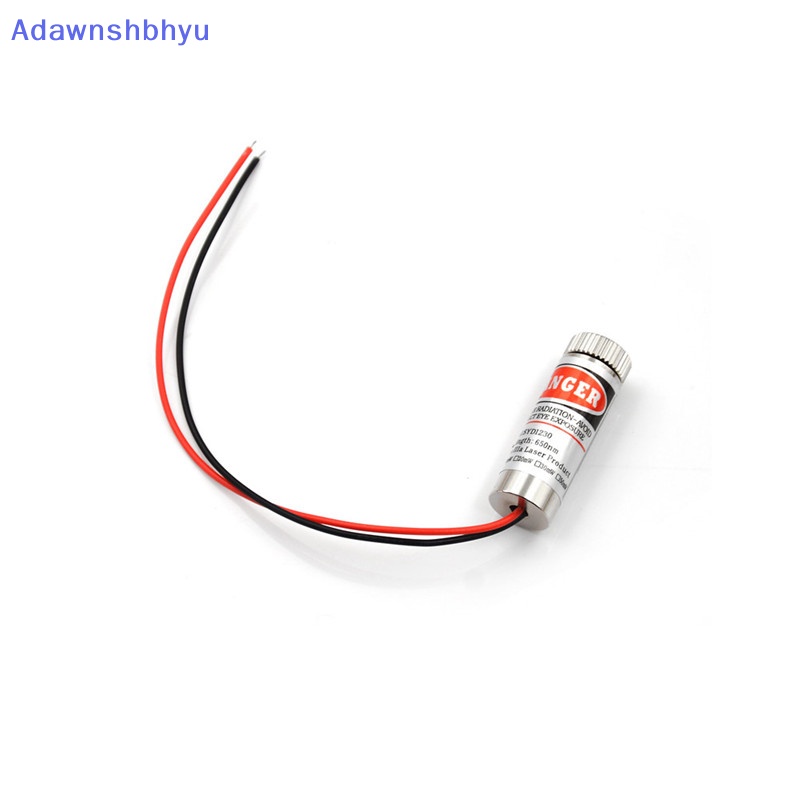 Adhyu 650nm 5mW Red Point/Line/Cross Laser Module Head Lensa Kaca Fokus ID