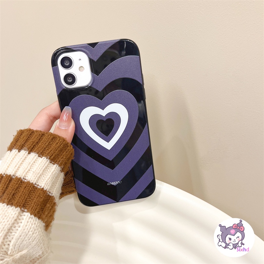IPHONE Kompatibel Untuk Iphone14 13 12 11 Pro Max SE 2020 X Xr Xs Max8 7 6Plus Permen Casing Cinta Hati Silikon Casing Ponsel Lembut Anti Jatuh Pelindung TPU Cover XJJJJ