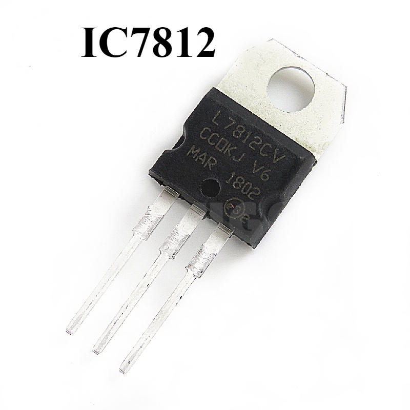 IC Regulator Tegangan L7812CV TO-220 L7812 LM7812 7812 Positif