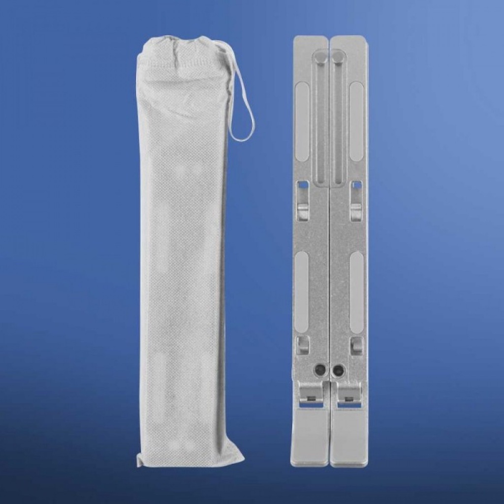 Dudukan Laptop Stand Holder Meja Lipat Portable Adjustable Aluminium