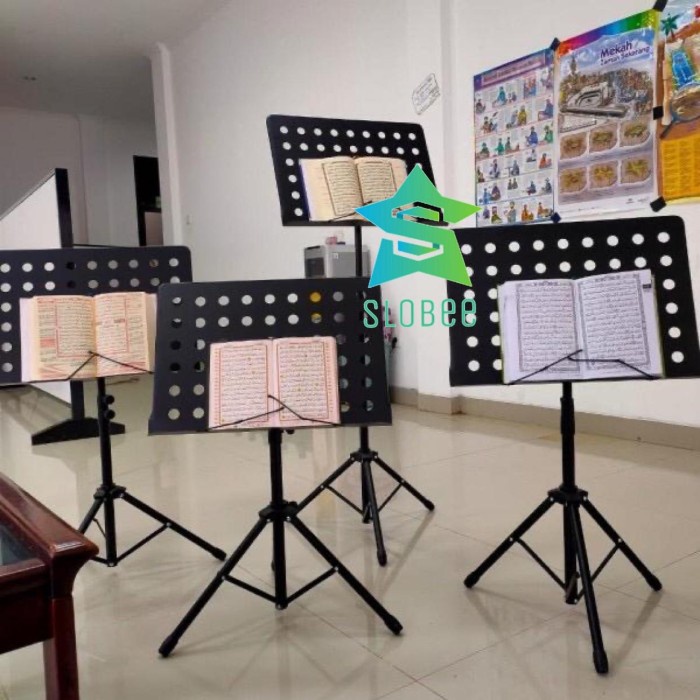 ⭐PROMO BUKU (COD)⭐ Stand Penyangga Al Quran besar/Rekal Bediri penyangga Al Quran