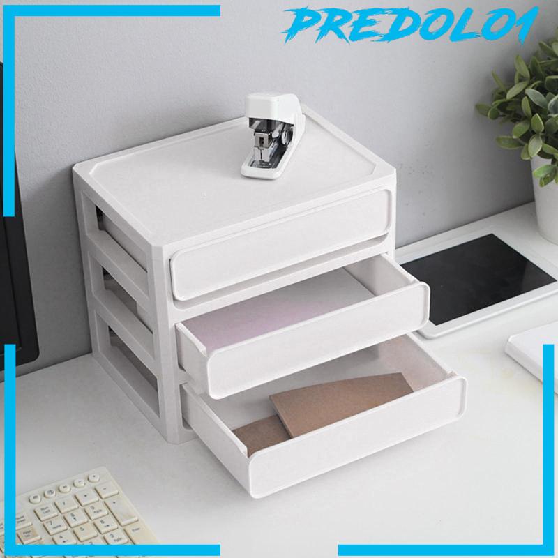 [Predolo1] Desk Organizer Meja Portable Stackable Makeup Organizer Untuk Tape Pen Perhiasan