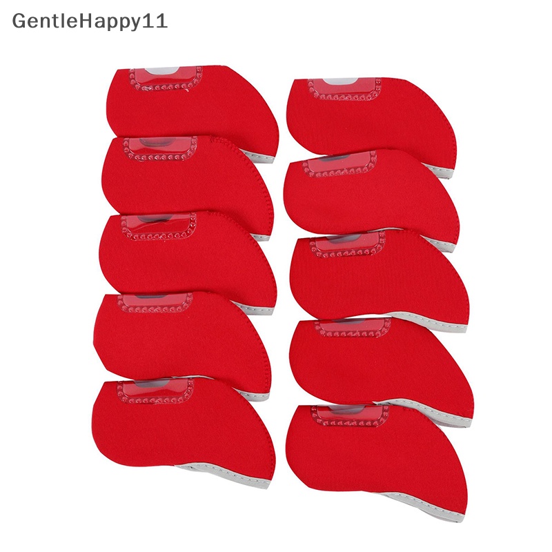 Gentlehappy 10pcs/set Bordir Nomor Golf Iron Headovers Iron Headovers Wedges Covers id