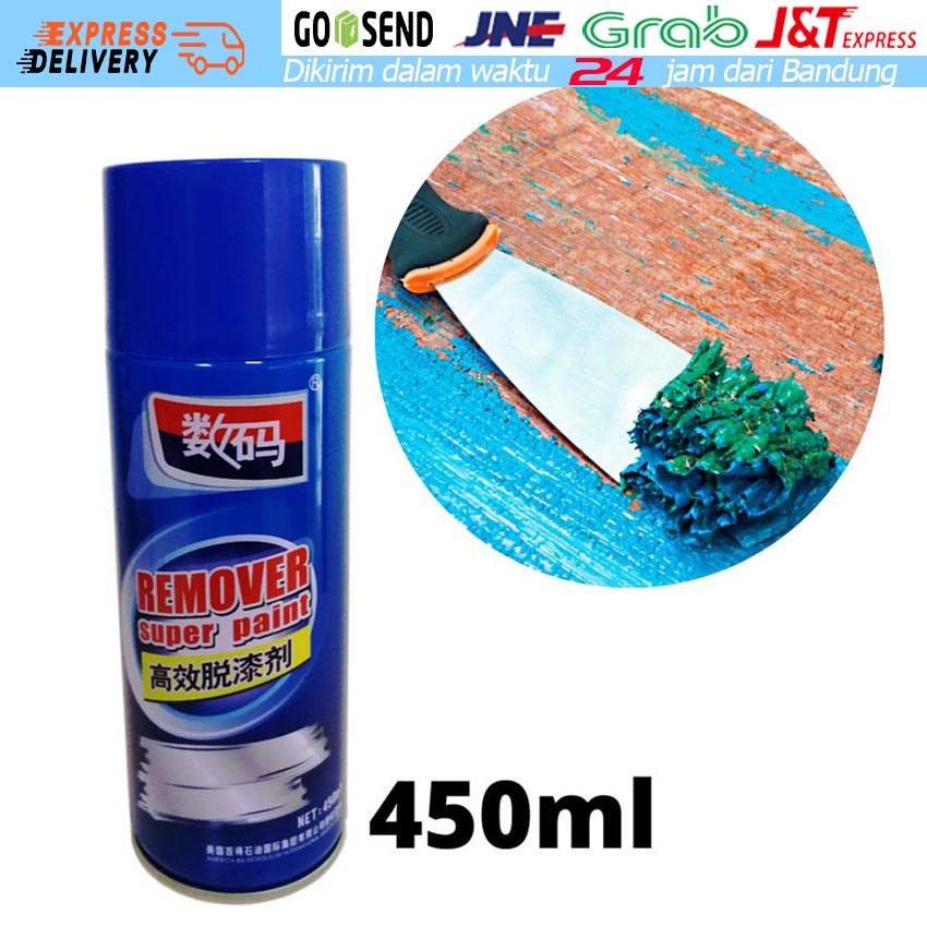 Paint Remover Cairan Perontok Cat Pernis Kayu Logam Tembok 450ML