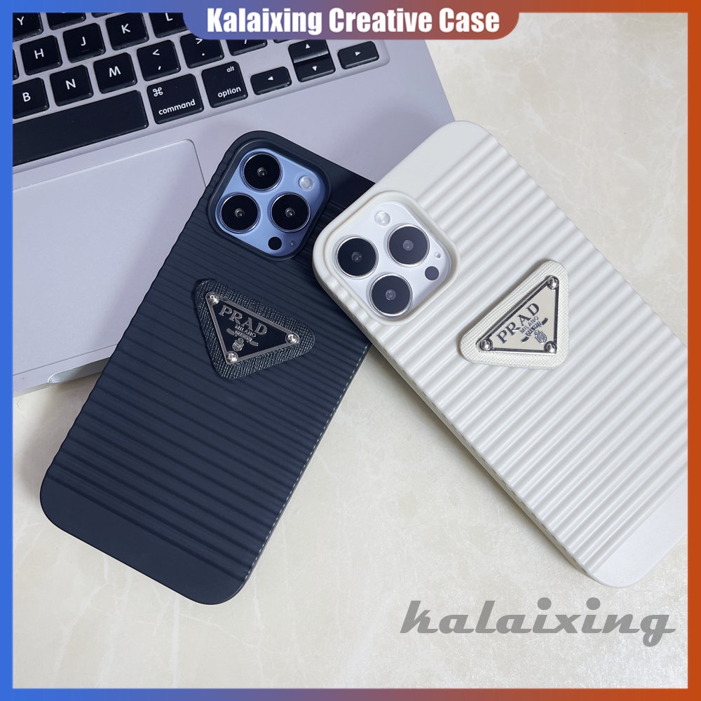 Casing Ponsel Lembut Bentuk Prada 3D Untuk iPhone 14 Pro Max13 12 11 ProMax Xs Max Xr X Xs 7Plus 8Plus Casing Pendingin Penutup Belakang