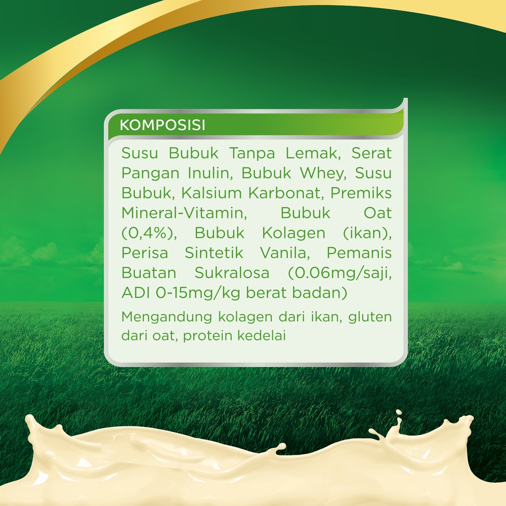 Anlene Gold 5X Susu Bubuk Dewasa Vanila 2 x 170g - Nutrisi Tinggi Kalsium Untuk Tulang, Sendi, dan Otot