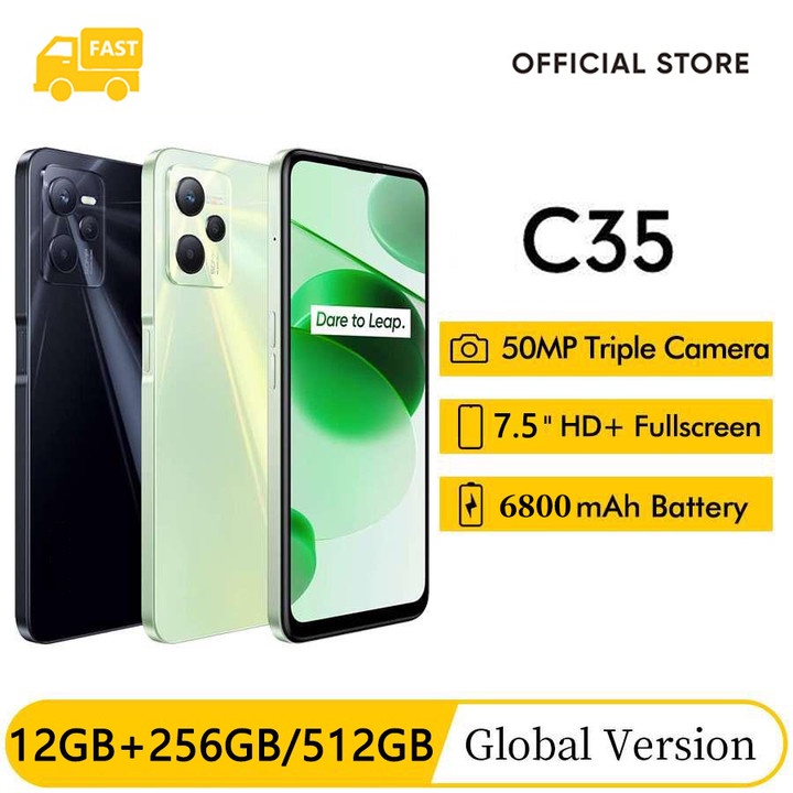 【Bisa COD】5G reaImi C35 RAM 12GB ROM 512GB 7.5inch android handphone 6800mAh hp murah Smartphone 5G 