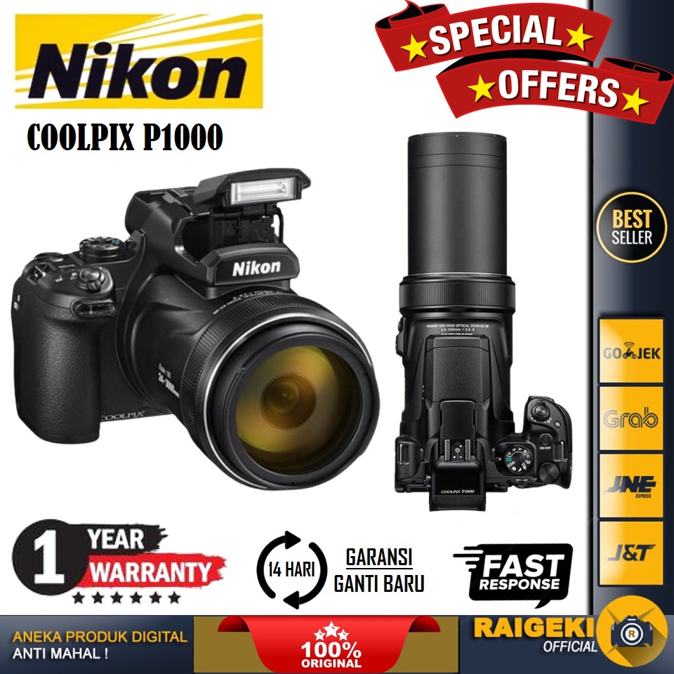 Nikon COOLPIX P1000 Digital Camera Zoom