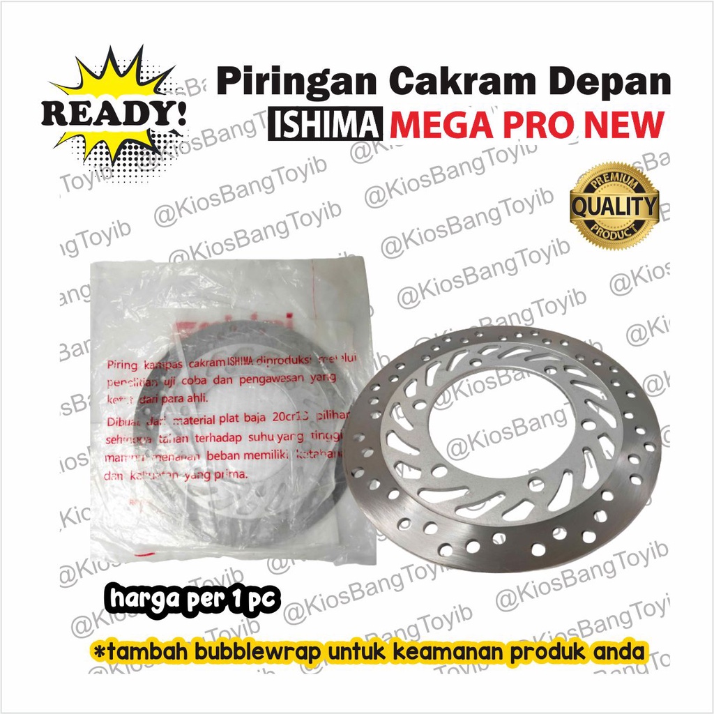 Piringan Cakram Depan MEGAPRO MEGA PRO NEW VERZA Sunstar (ISHIMA)