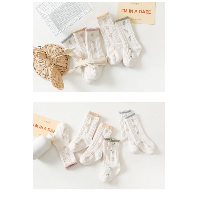 (Pimenova) kaoskaki panjang korea baby socks kaoskaki bayi