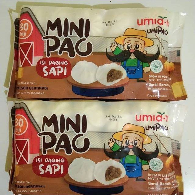 

Minipao bernardi umami daging sapi isi 30