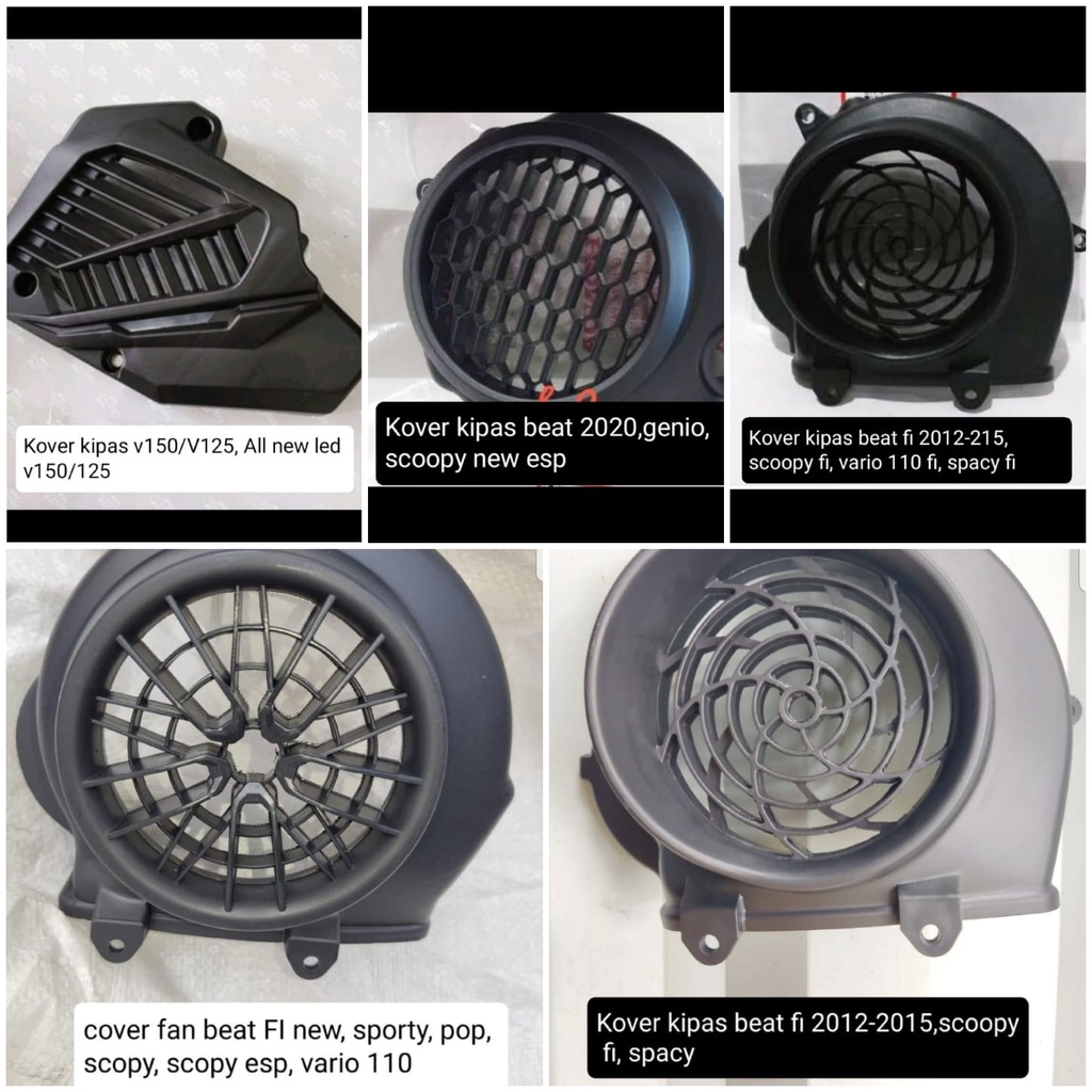 Fan Cover Comp Tutup Kipas Kover Kipas Honda Beat  Beat Fi 2012 2015 Beat New Vario Fi Spacy Fi