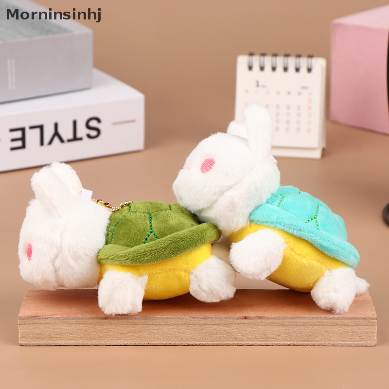 Mornin Turtle Rabbit Plush Stuffed Doll Lembut Mewah Mainan Gantungan Kunci Tas Liontin Anak Hadiah id