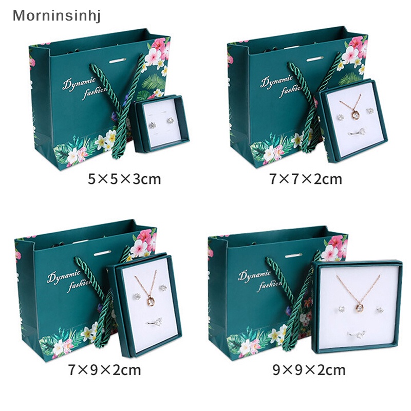 Mornin Kotak Hadiah Kertas Perhiasan Untuk Cincin Anting Kalung Gelang Box Case Charm id