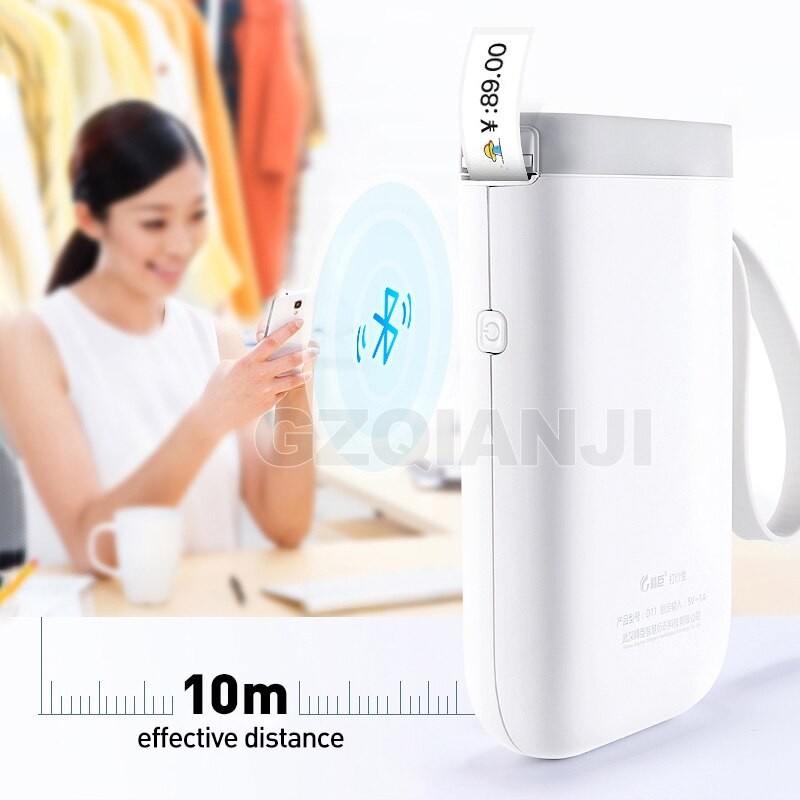 391 NIIMBOT D11 Wireless Bluetooth Mini Lable Thermal Printer Portable