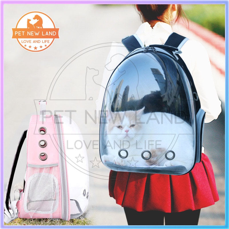 Tas Kucing Astronot Transparan Pet Cargo Kucing Besar Tas Ransel Hewan