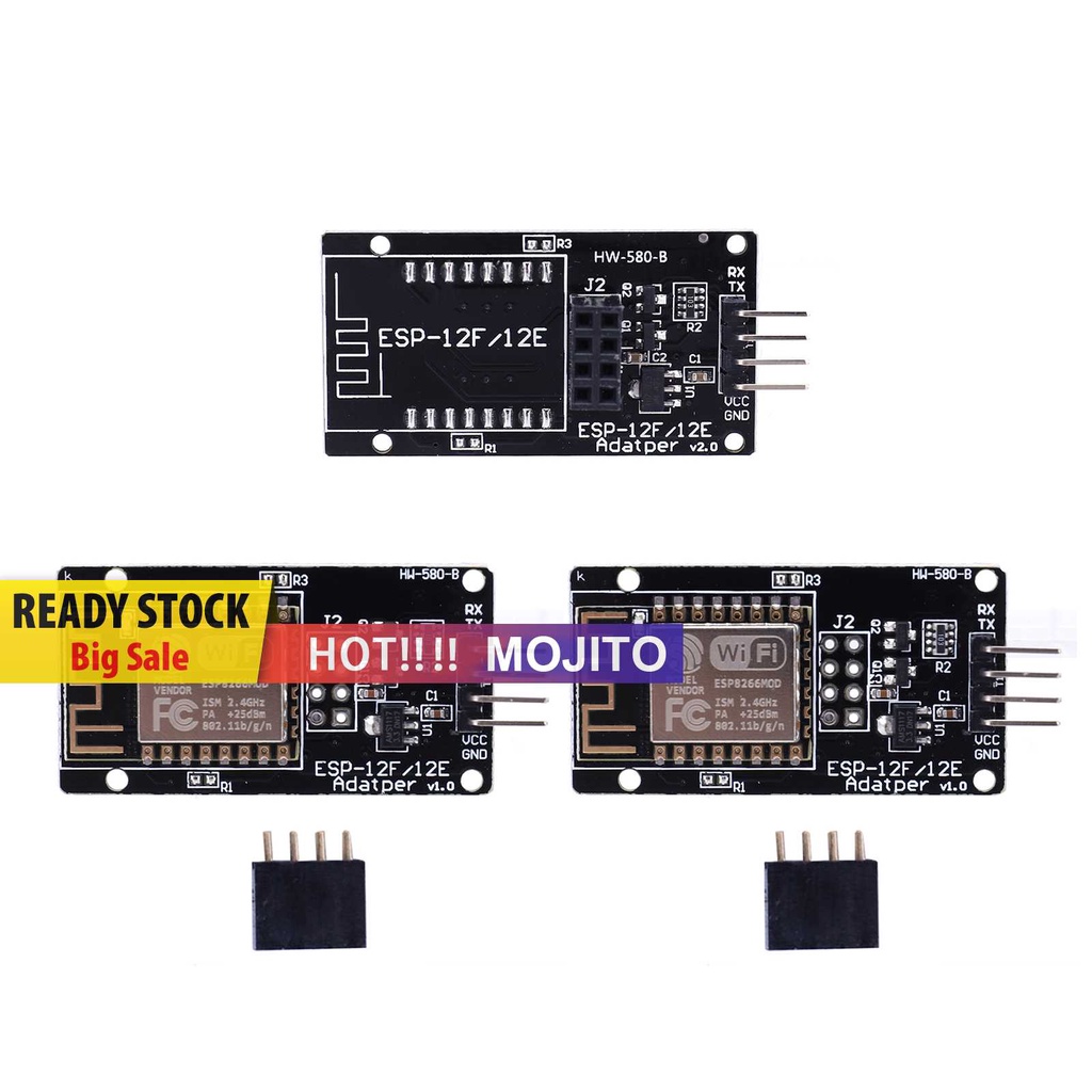 Esp8266 ESP-12E/12F Serial WiFi Wireless Transceiver Module Kirim Modul Receiver