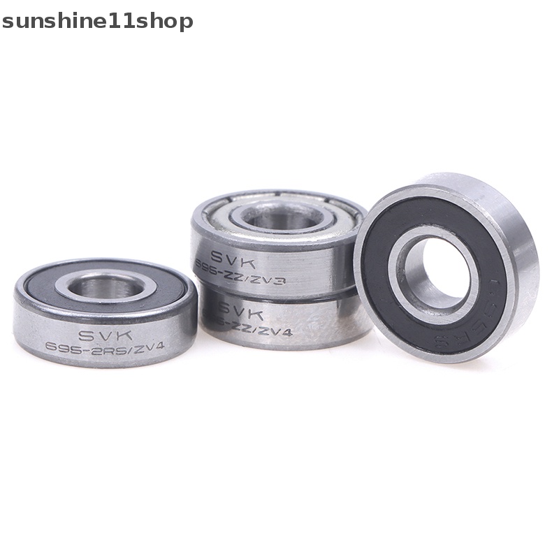 Sho 5/1pcs 695bantalan Mobil RC Elektrik Truk Bola Bearing Hitam Disegel Miniat Kecil N