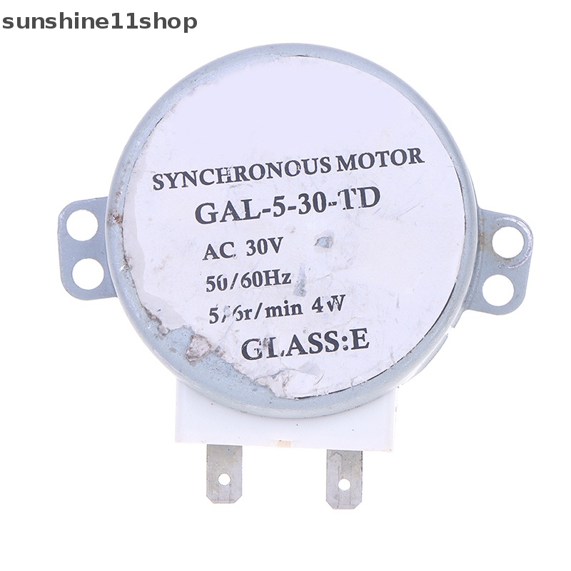 Sho AC 30V Microwave Oven Synchronous Meja Putar Motor Tray Motor Kompatibel Dengan Galanz Microwave Oven GAL-5-30-TD 4W Aksesoris N