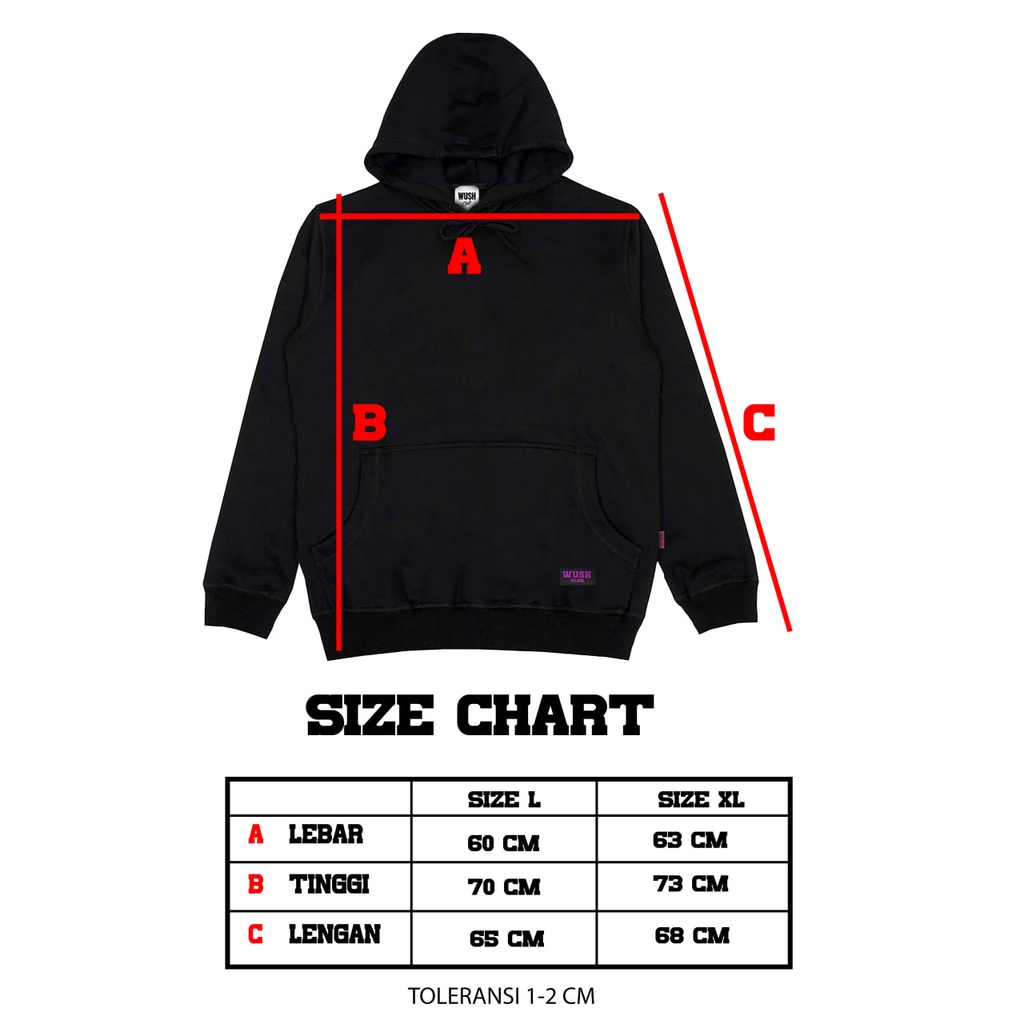 Jaket Hoodie Distro Pria Wanita Streetwear Wush Club Nothing