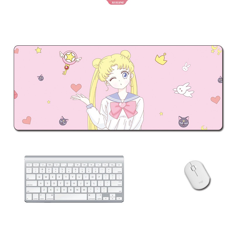 Mousepad Rumah Besar XXL New Alas Meja Alas keyboard MousePads Cardcaptor Sakura Karet Alam Karpet Laptop Desktop Mouse Pad [ZXL]