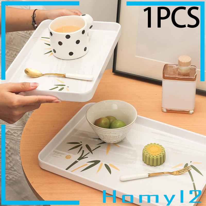 [HOMYL2] Platter Dining Tableware Breakfast Serving Tray Tempat Makan Cookies Snack Makanan