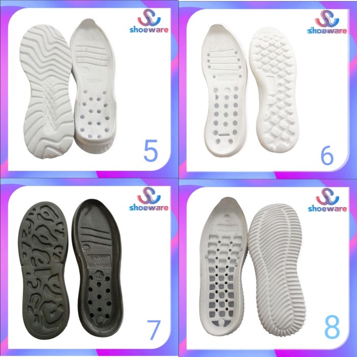 Outsole Sepatu Outsol Kecil Small Size 36-39 Sport Sol