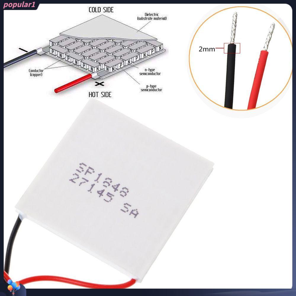 Populer 40x40mm Thermoelectric Power Generator Semikonduktor Industri Actives SP1848-27145