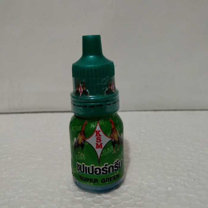 GHA | SUPER GREEN obat antibiotik ayam crd,ngorok,snot,kolera,dll | Versi Paling AMPUH