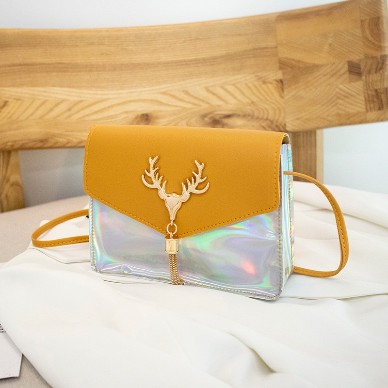 KH Tas Bahu Wanita Selempang Kepala Rusa Dengan rumbai Cantik Unik Woman Fashion Bag Deer A7