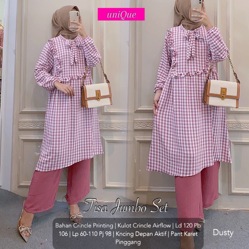 TISA JUMBO SET ORI UNIQUE | Ld120 Crinkle