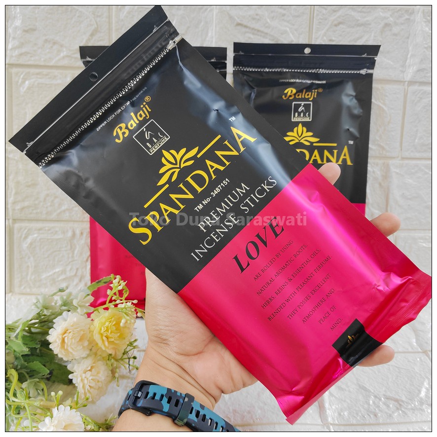 Hio Dupa Wangi Aromaterapi Stik Spandana Love Balaji Premium isi 90 Stik