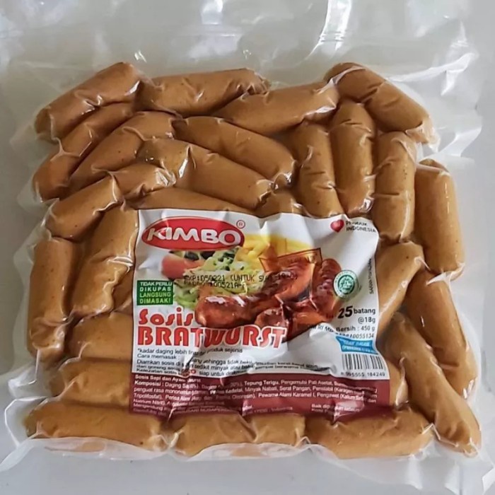 

kimbo sosis bratwurst mini isi 25