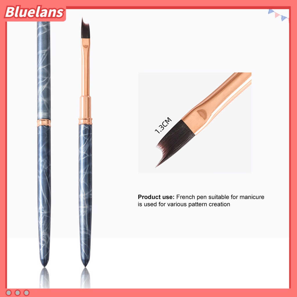 [BLM] Nail Pen Nice-looking Mudah Disimpan Metal Nail Art Drawing Liner Hadiah Gadis