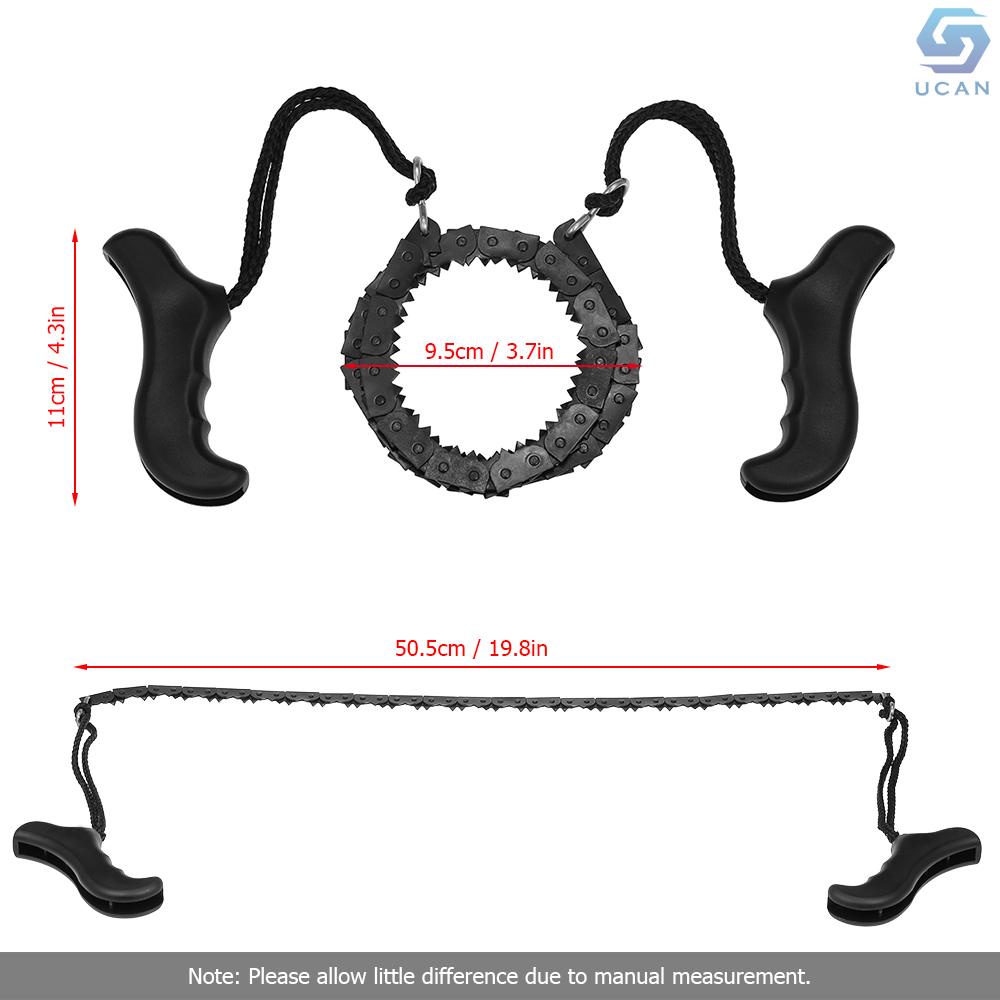 Folding Chain Saw Gergaji Gerigi Gergaji Kawat Baja Manual Tangan Camping Hiking Hunting Alat Survival Darurat