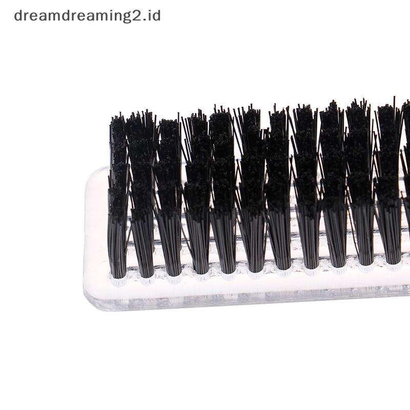 (drea) Sikat Pembersih Rambut Gagang Plastik Hairdressing Lembut Barber Neck Hair Comb Tools //