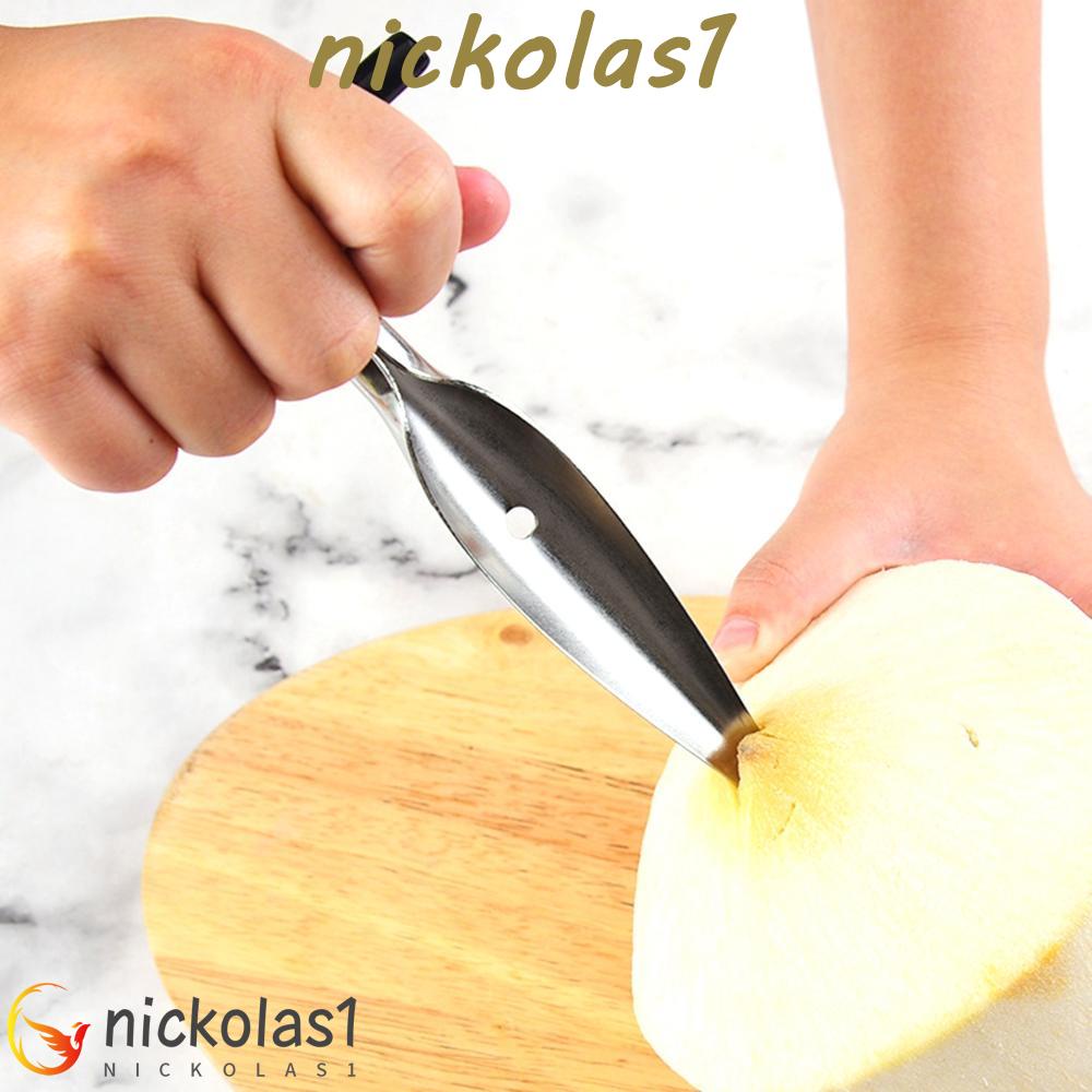 Nickolas1 Coconut Opener Dapur Minum Lubang Potong Coco Air Stainless Steel Aman Alat Buah